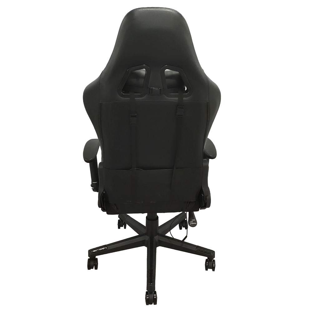 Silla Gamer Pro RGB Reclinable 180 ReposaPies Negra Spacezat-3