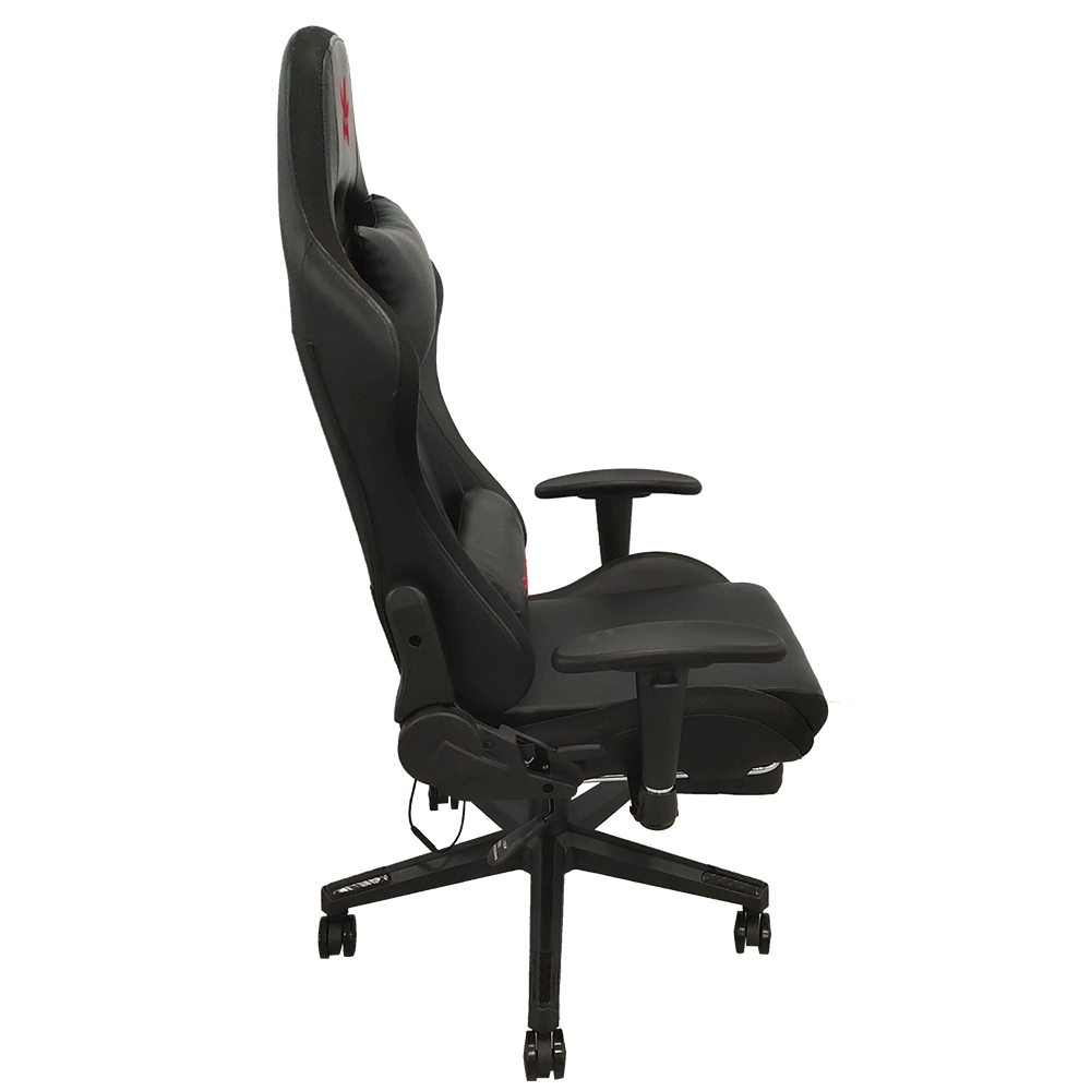 Silla Gamer Pro RGB Reclinable 180 ReposaPies Negra Spacezat-5