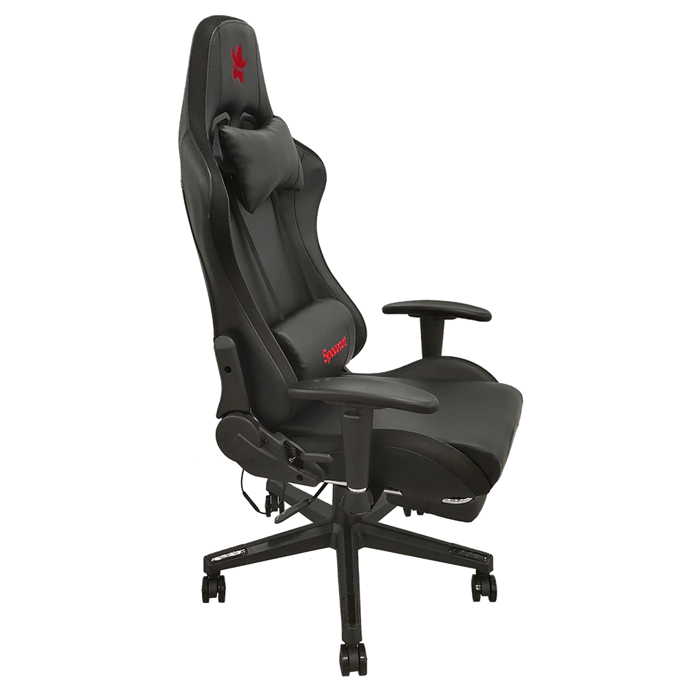 Silla Gamer Pro RGB Reclinable 180 ReposaPies Negra Spacezat-6