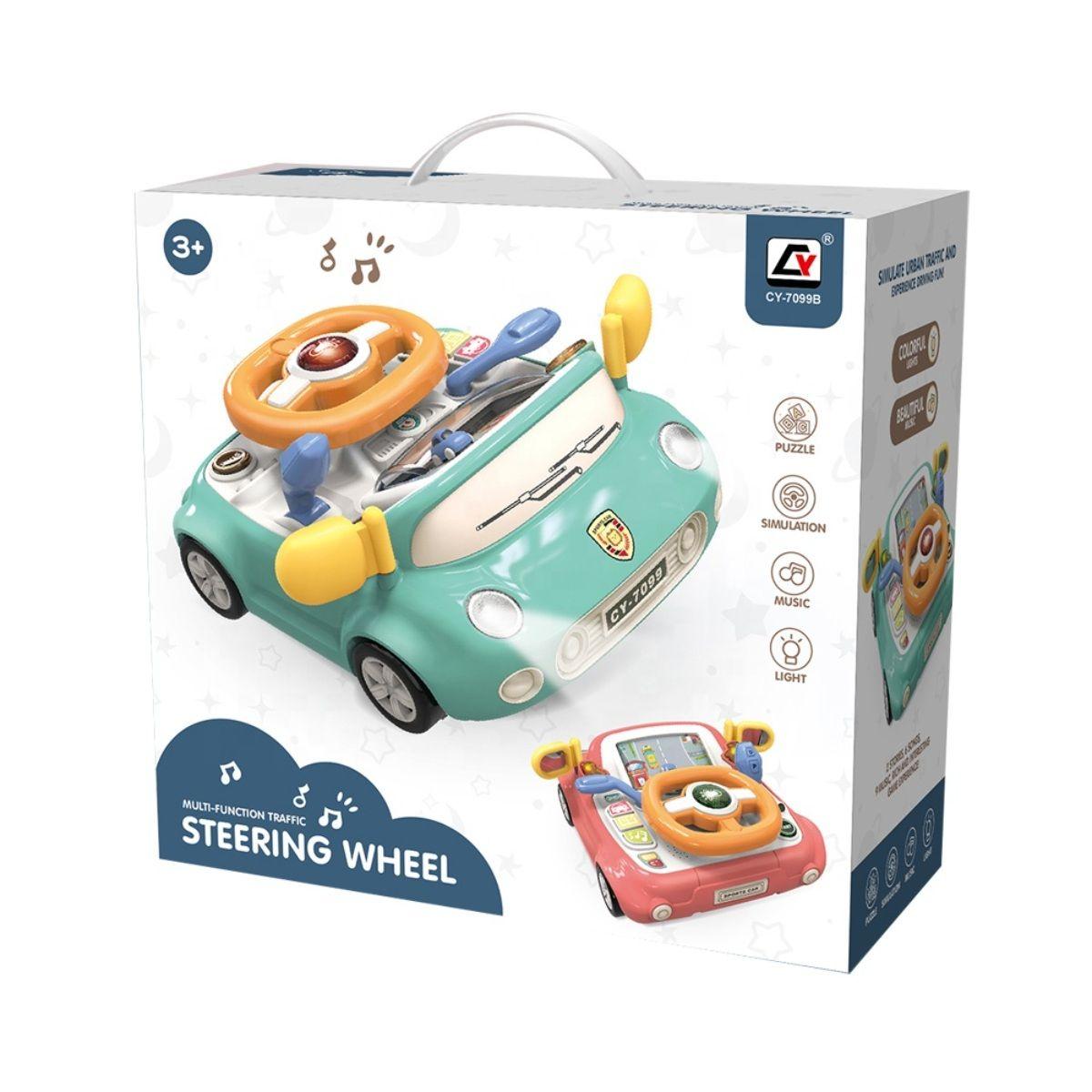 Juego Simulación Interactivo Volante Conducción Auto-4