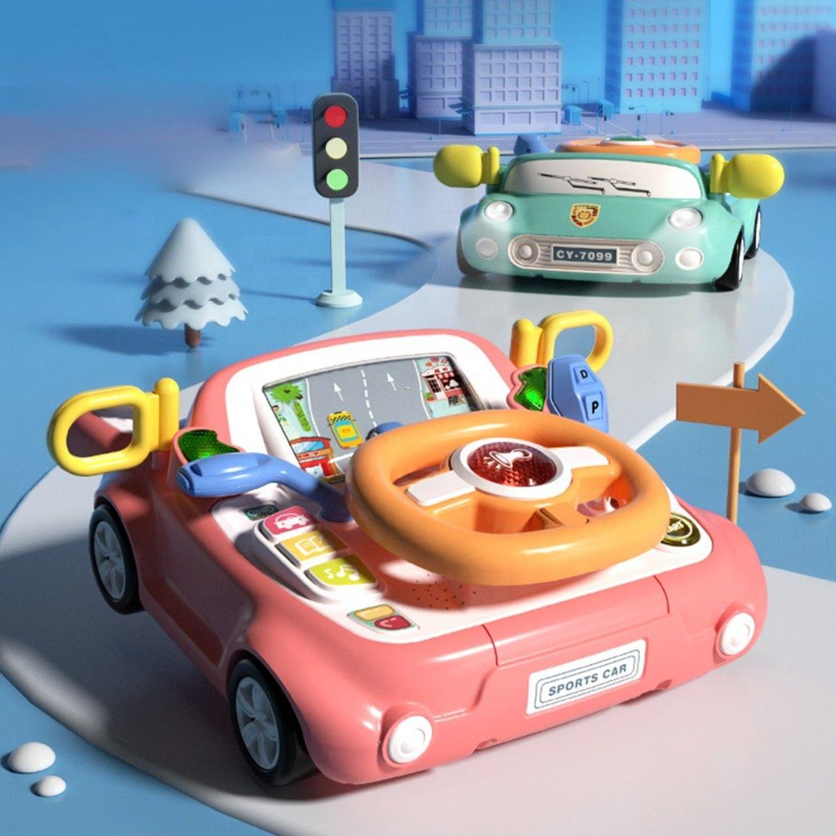 Juego Simulación Interactivo Volante Conducción Auto-5