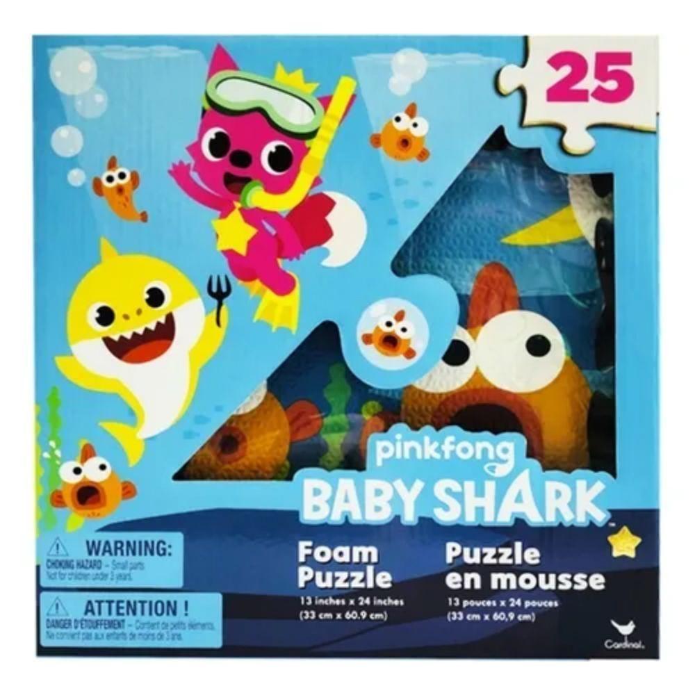 Baby Shark Puzzle de Espuma Tipo Alfombra 25 Piezas-3