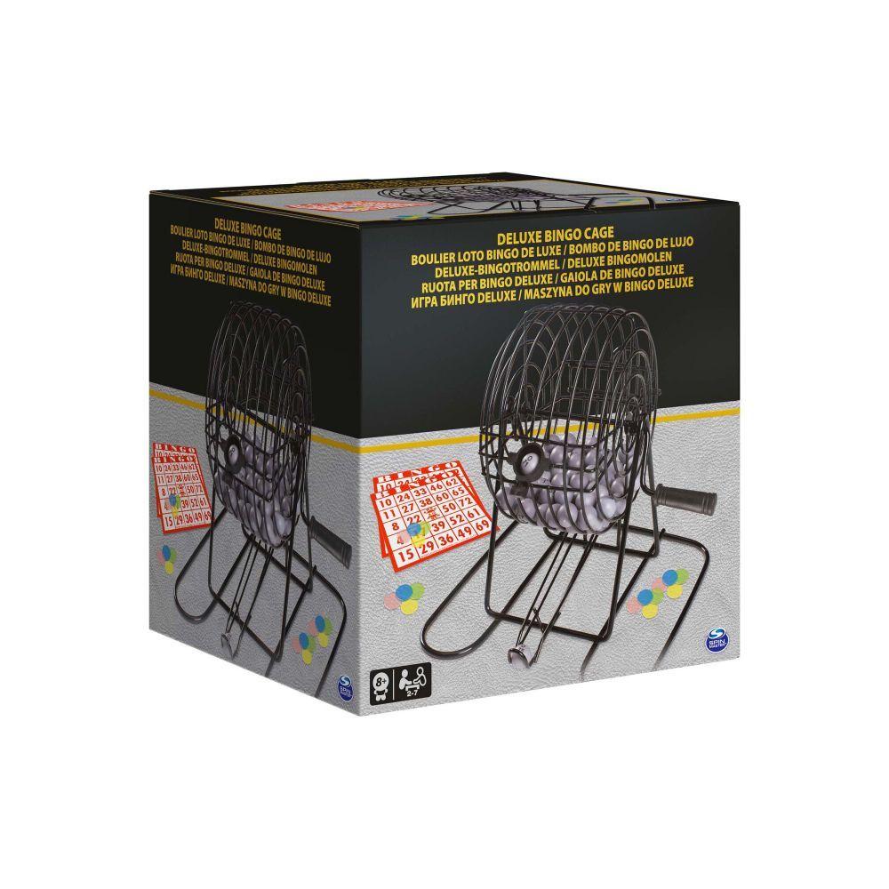 Set Completo Bingo Clásico de Lujo Tómbola Metálica-3