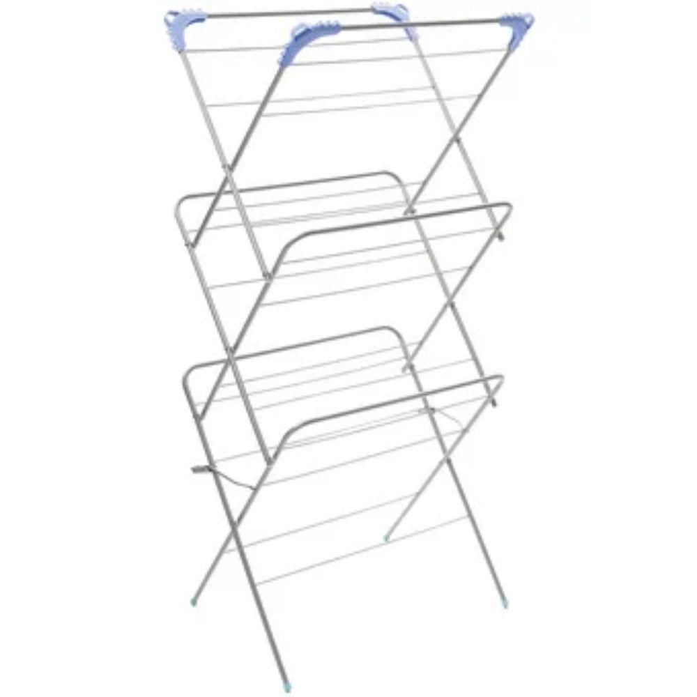 Tendedero de Ropa Vertical 3 Niveles Ahorra Espacio-0