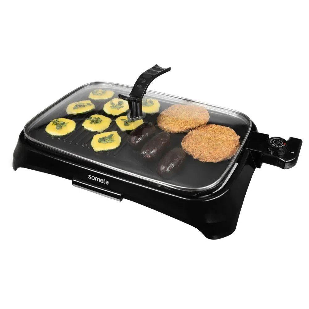 Parrilla Eléctrica Somela Anti-adherente Chef Grill-0