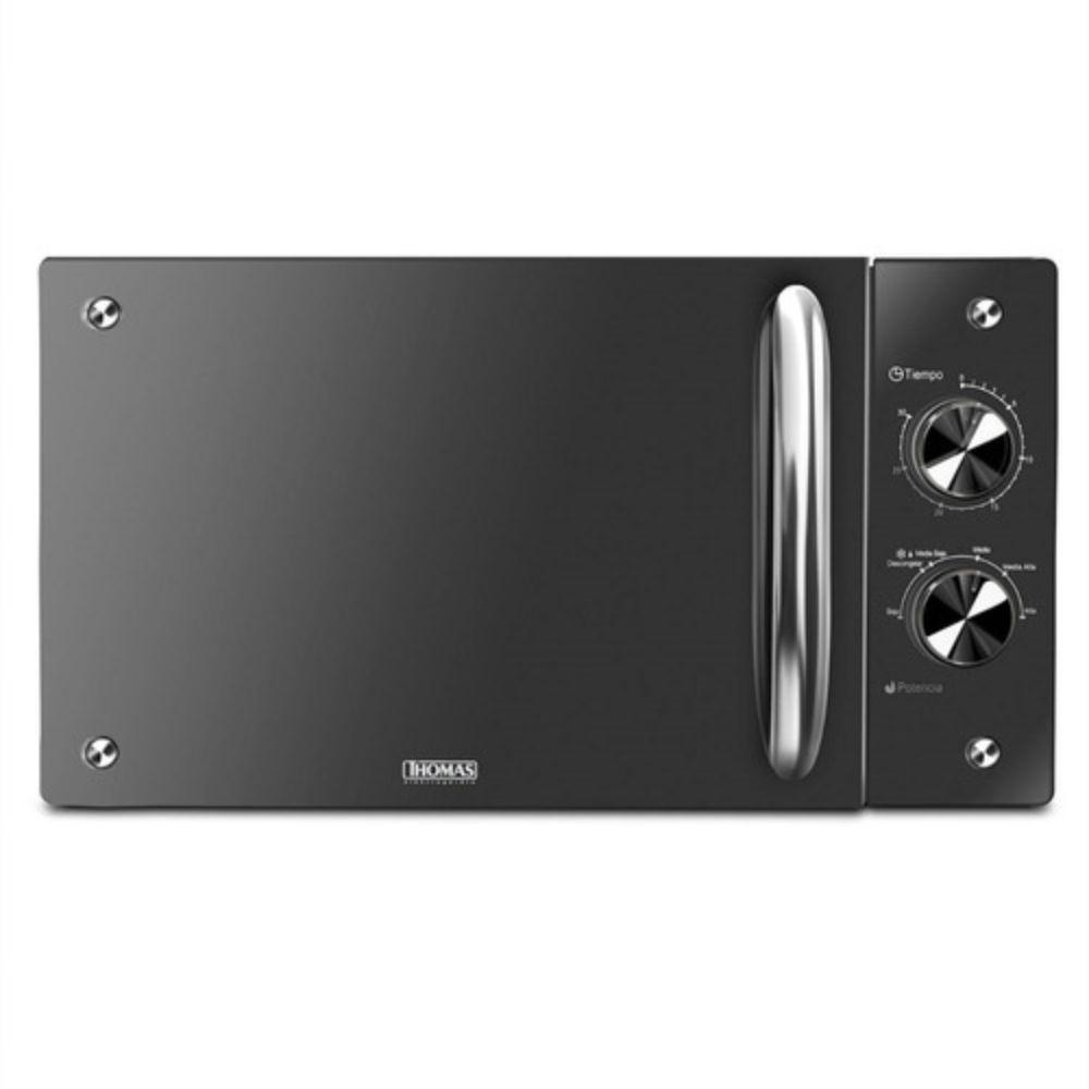 Microondas 20lts 800watts Plateado Thomas-0
