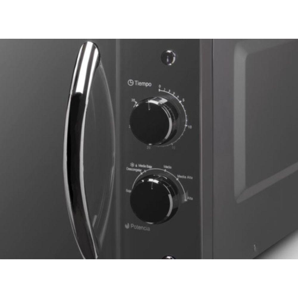 Microondas 20lts 800watts Plateado Thomas-1