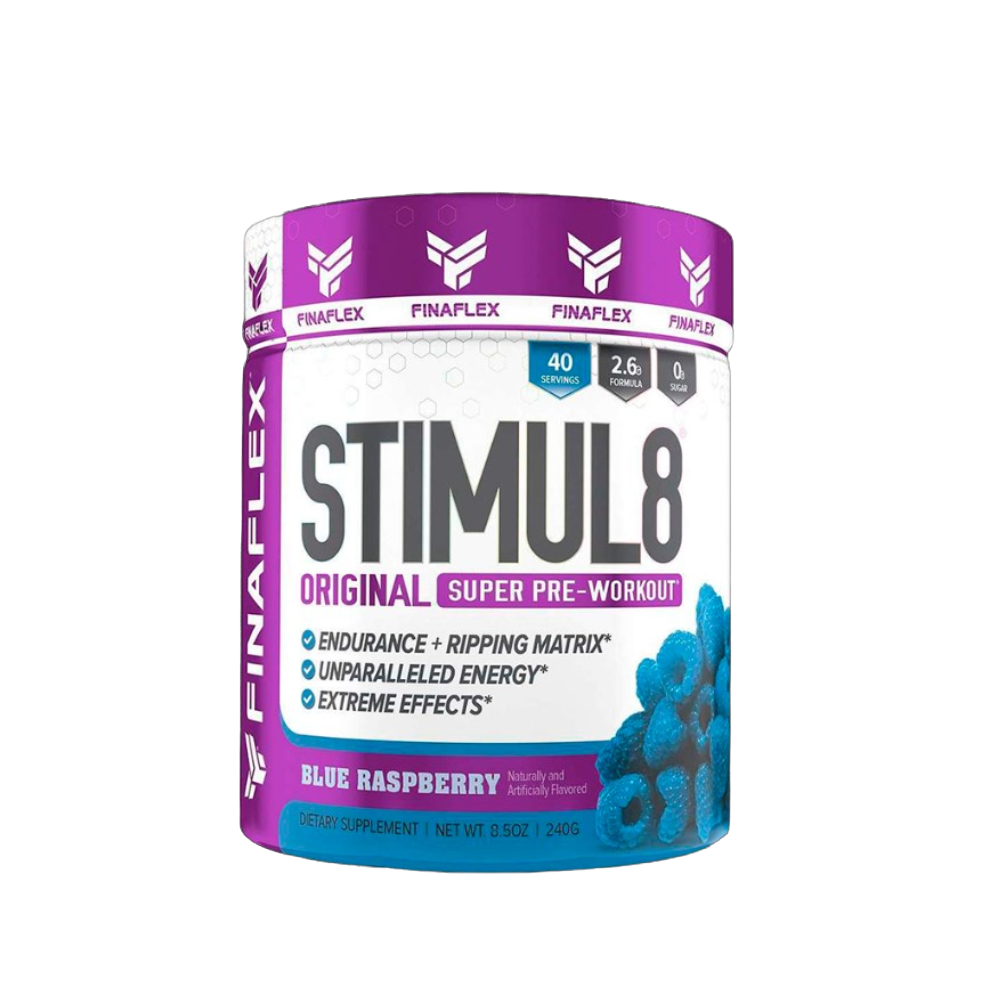Stimul8 Pre Entreno Fuerte 35 Servicios Blue Raspberry-0