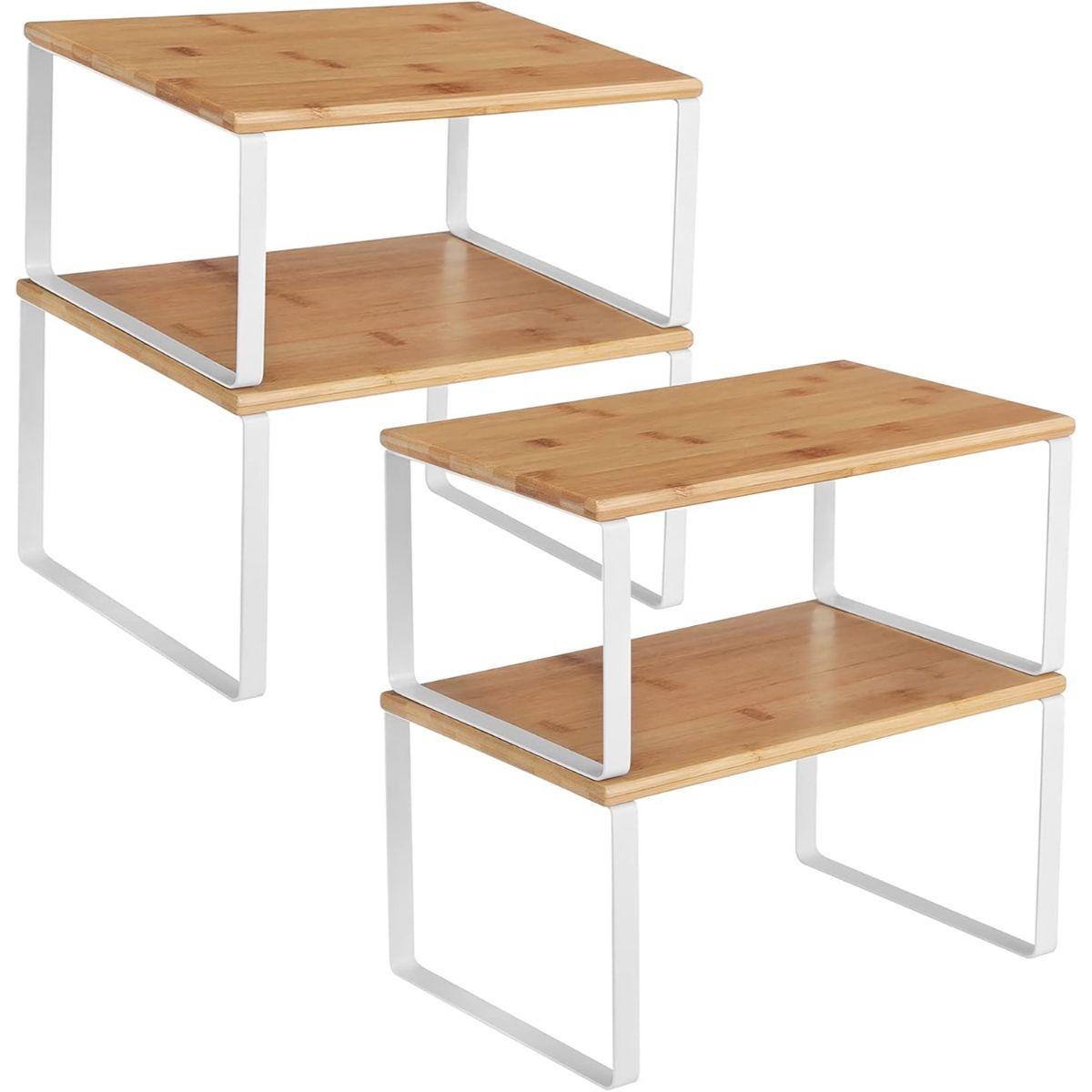 Set 4 Repisas Apilables Organizadores de Cocina Albox-0