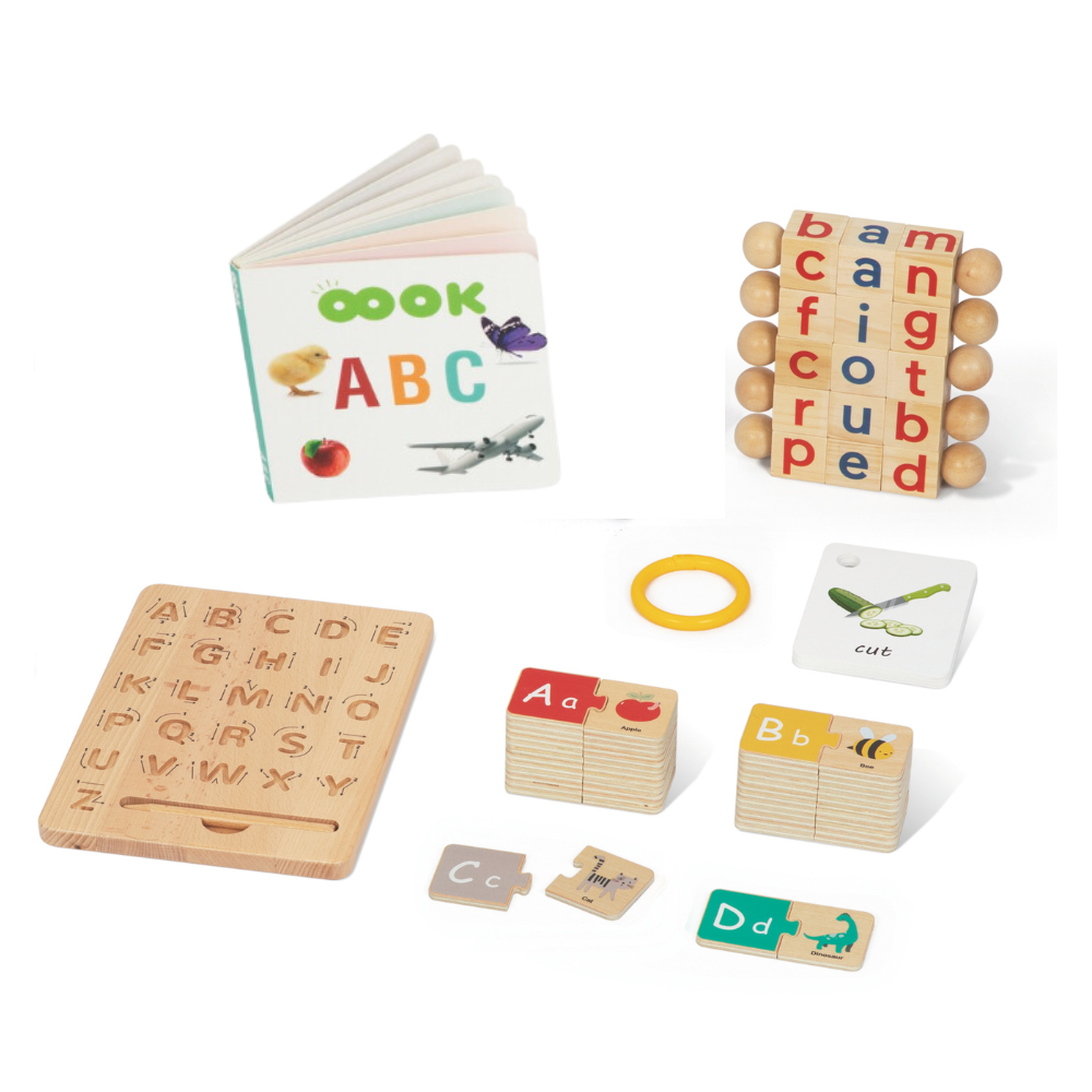 Set de Juguetes Estimulación Temprana Alfabeto 76 piezas-1