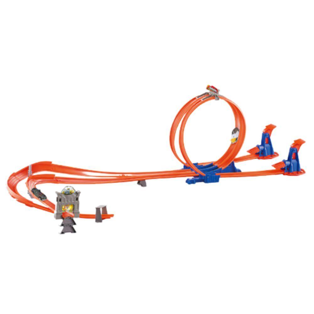 Pista de Carreras Doble con Autitos Surfurious-0