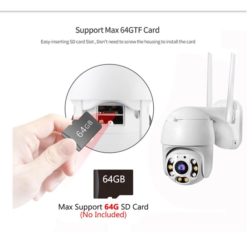 Cámara IP Exterior Inalámbrica Wifi Domo 360º 2MP-4