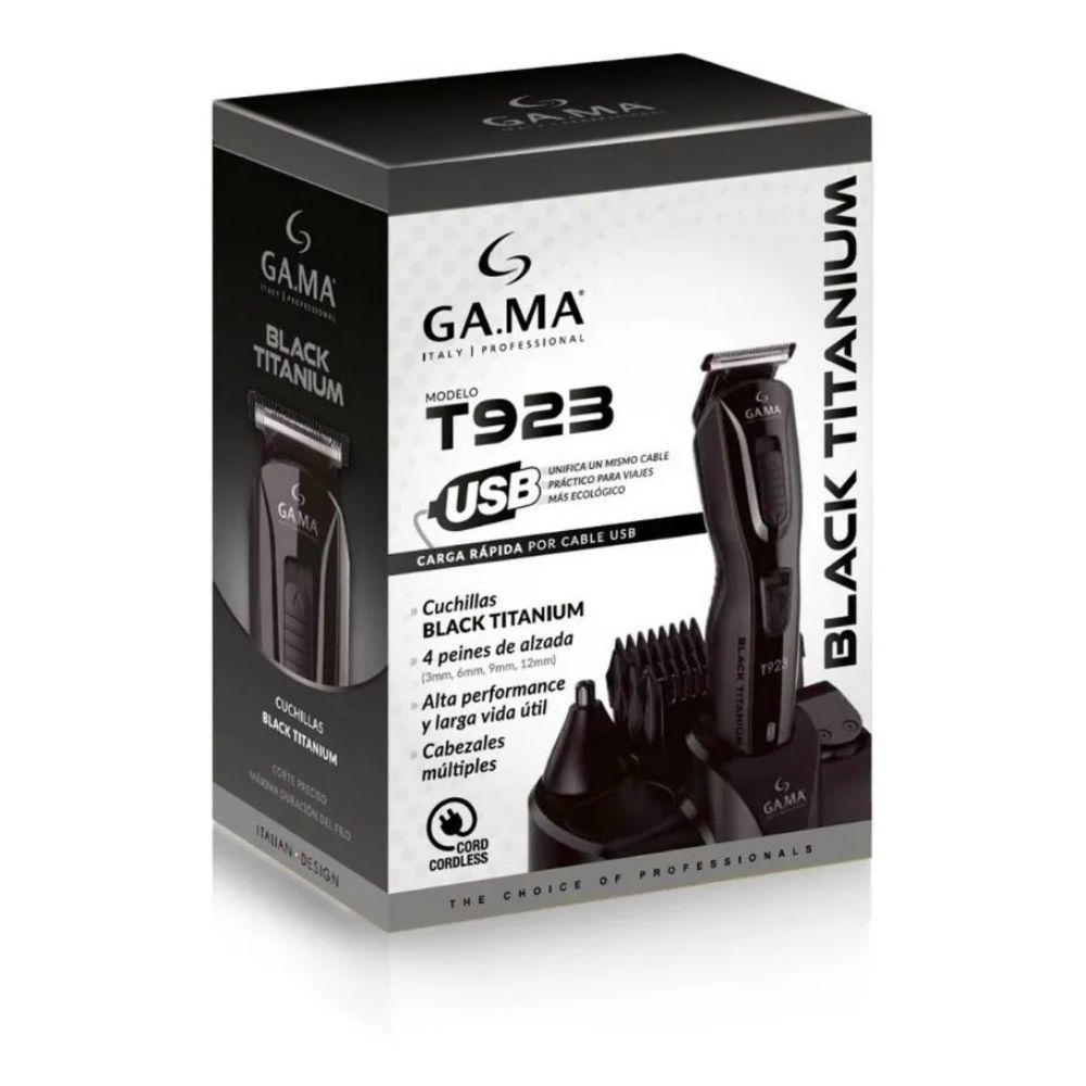 Cortapelo Gama Clipper Black Titanium T923-3