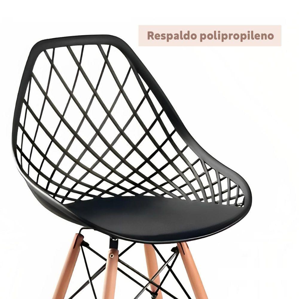 Silla Eames Mesh Negra-3