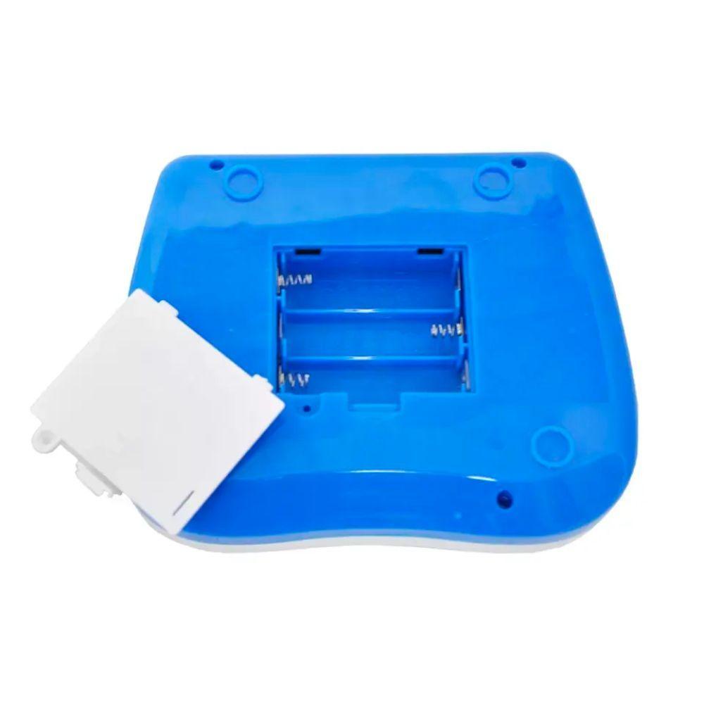 Computador + Mouse Juguete Educativo Inglés Español Azul-3