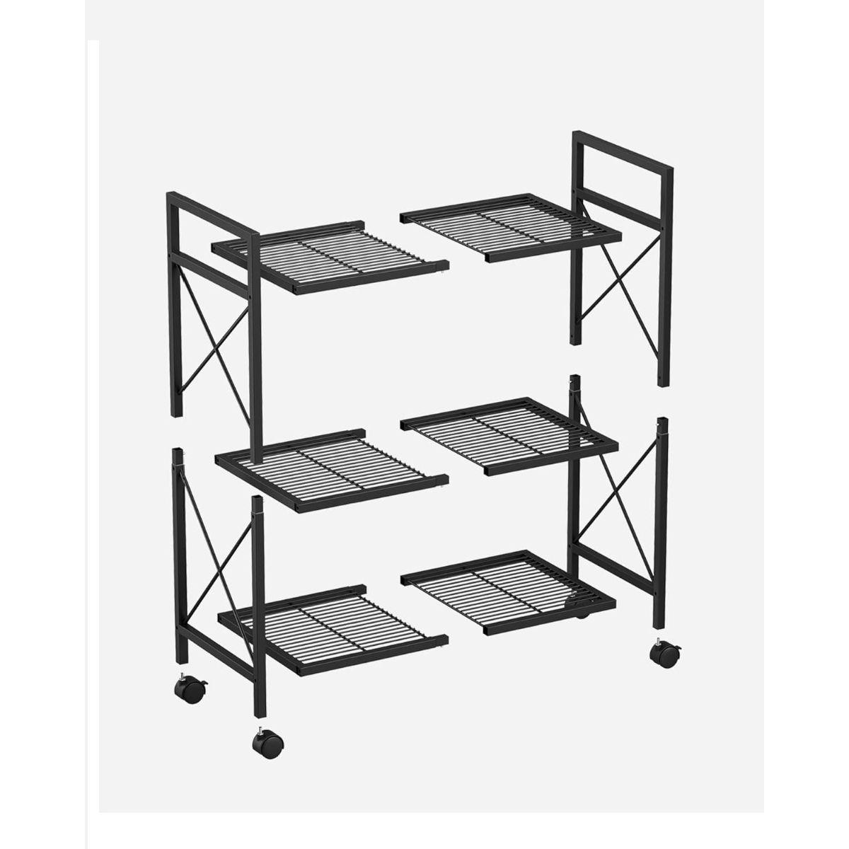 Estantería Metálica con Ruedas Organizador Cocina Holma-4