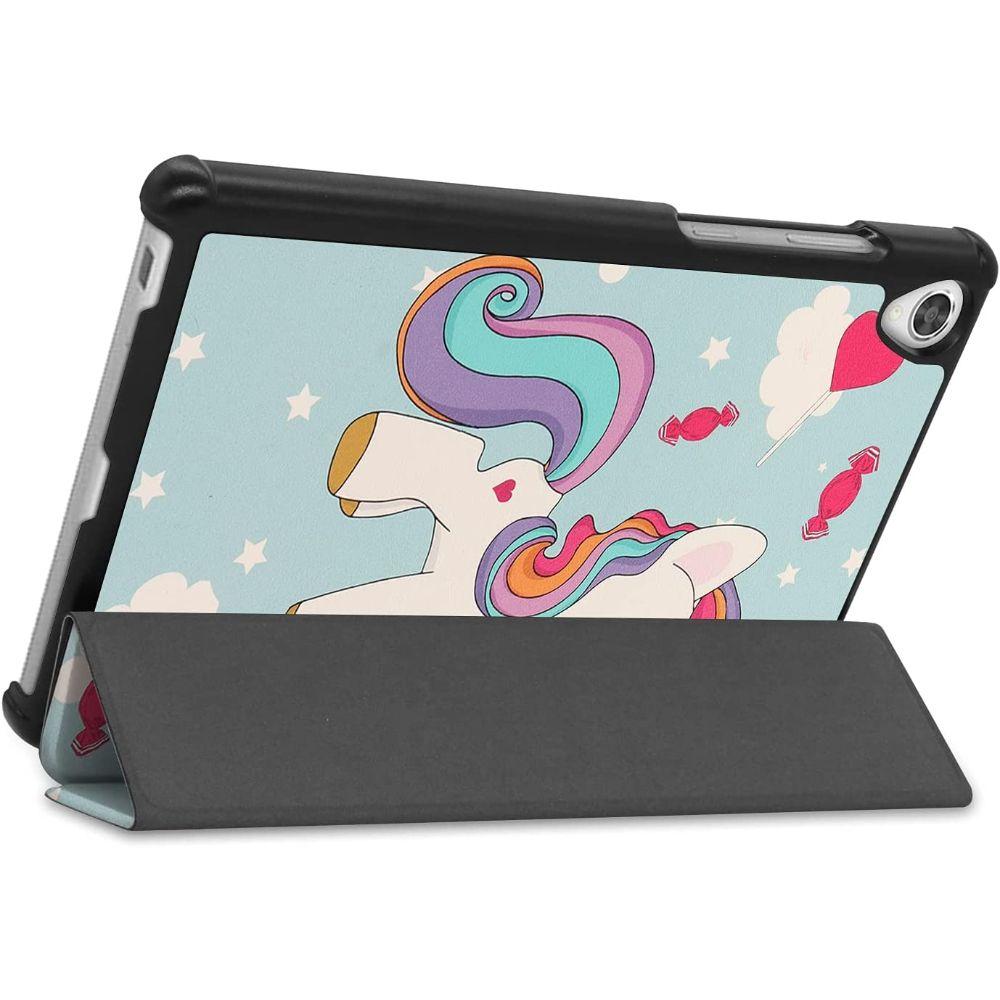Funda Protectora Tablet Lenovo M8 Unicornio + Lámina-1