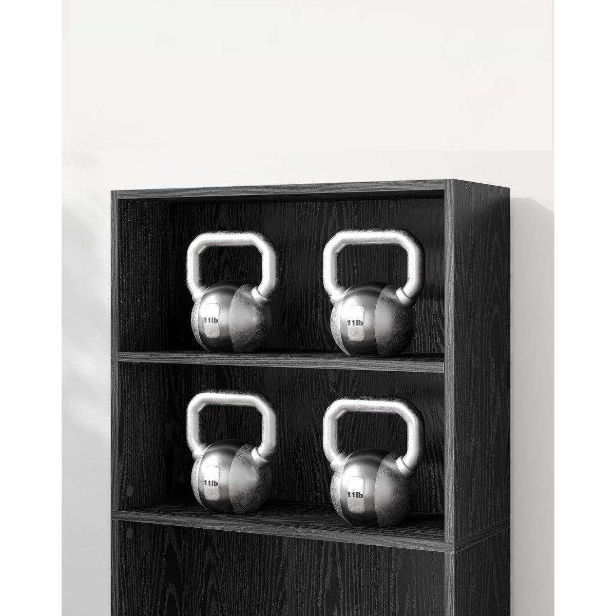 Estanteria Librero Clásico Negro 5 Niveles Vagla-6