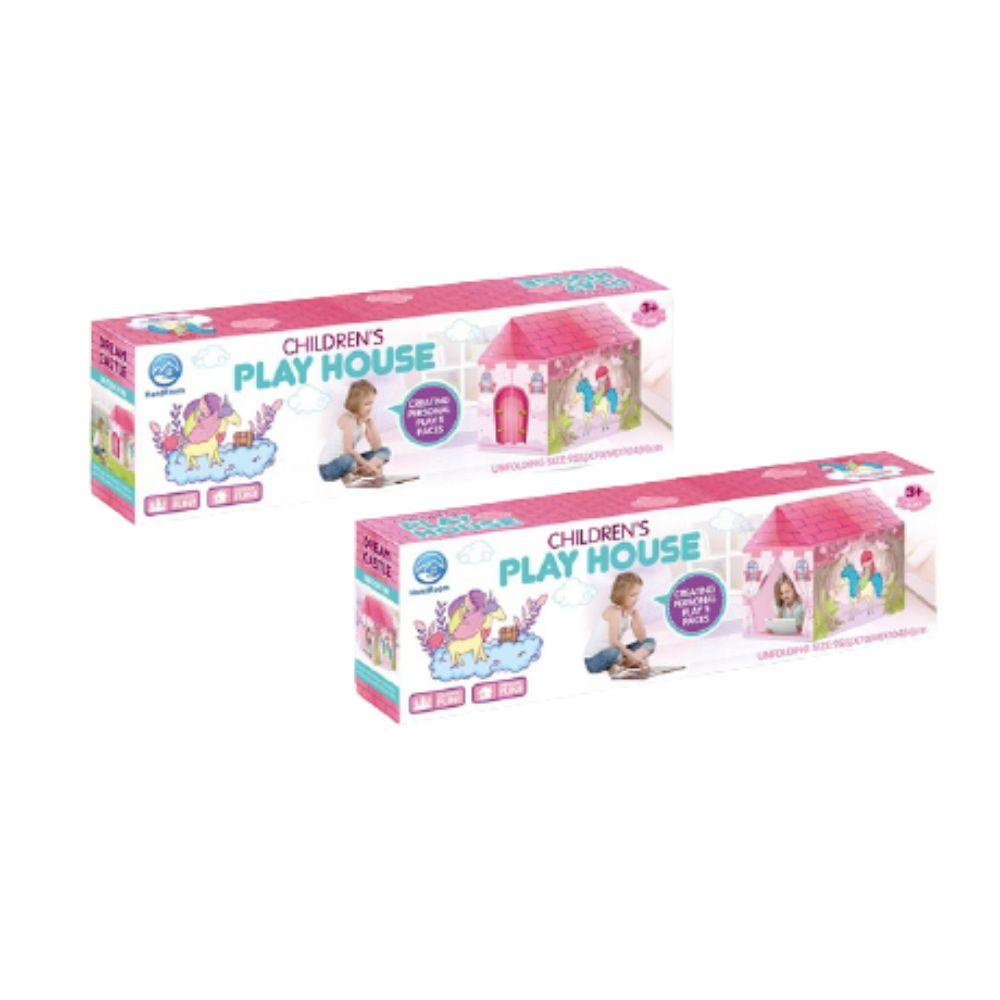 Carpa Infantil Unicornio Rosa Incluye Pelotitas-3
