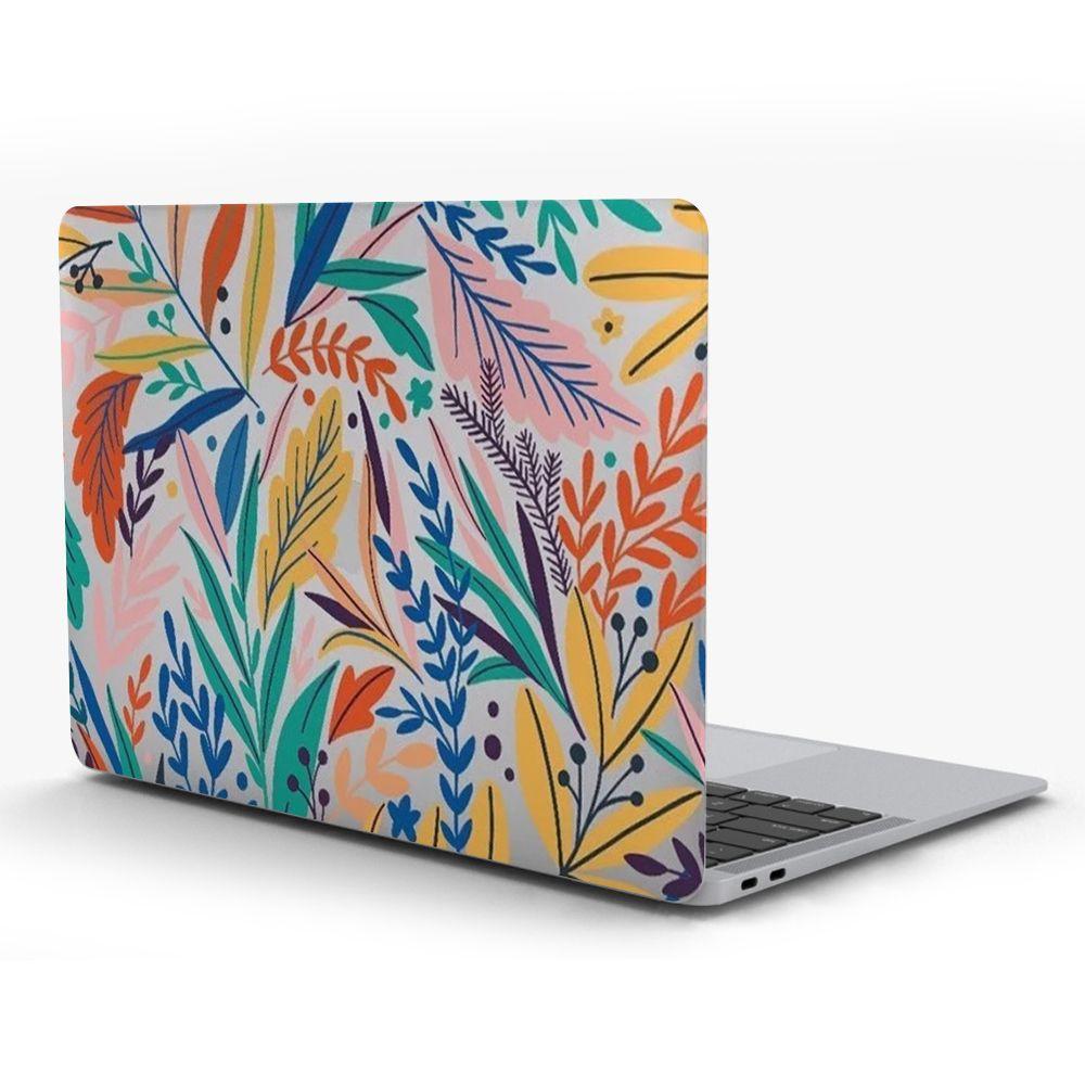 Carcasa Protector para MacBook Air 13" A1466 Flores/Hojas-1