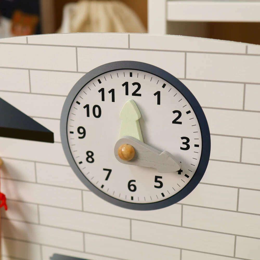 Cocina de Juguete de Madera Realista con Horno y Accesorios-5
