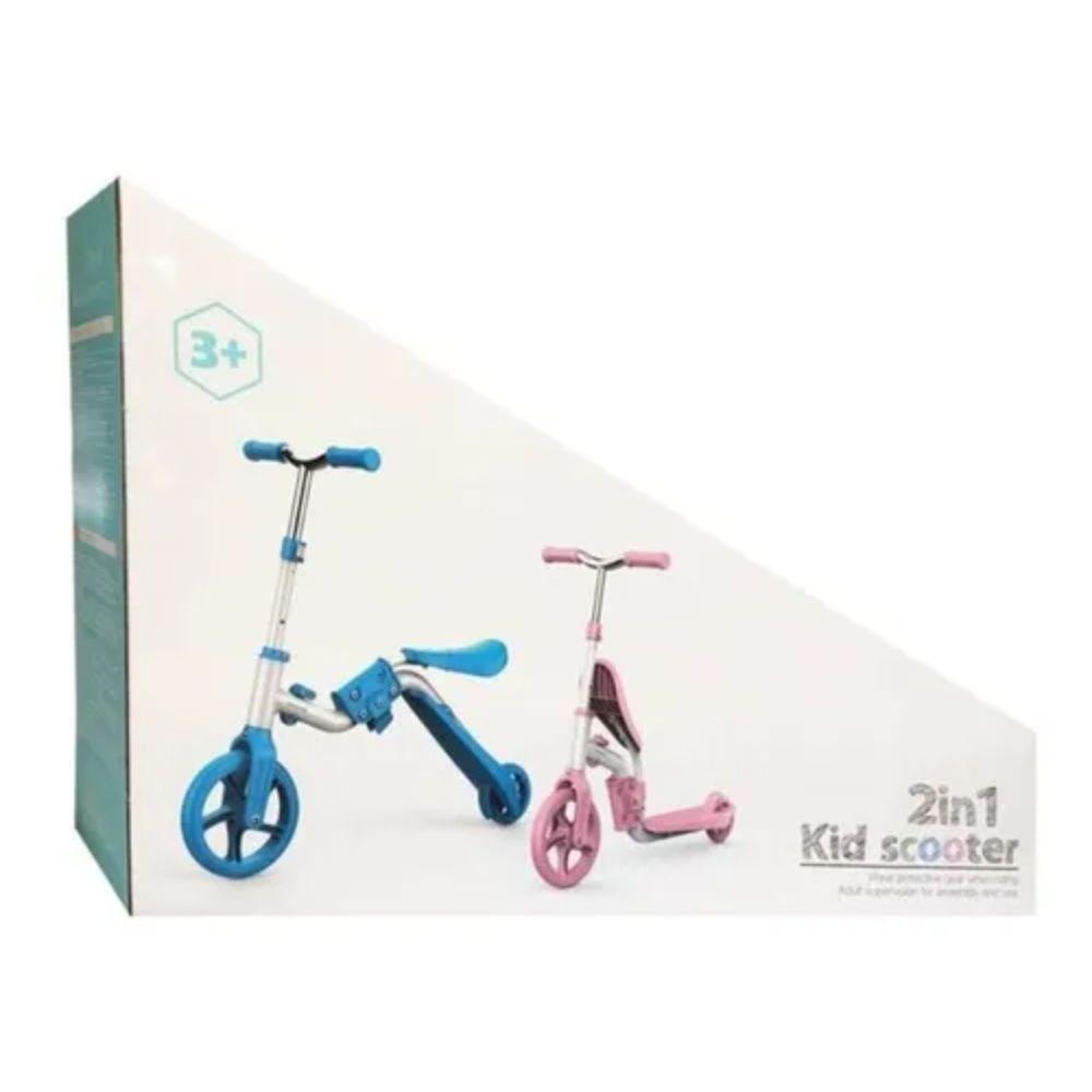 Scooter Monopatín 2en1 con Asiento Ajustable y Luces-5