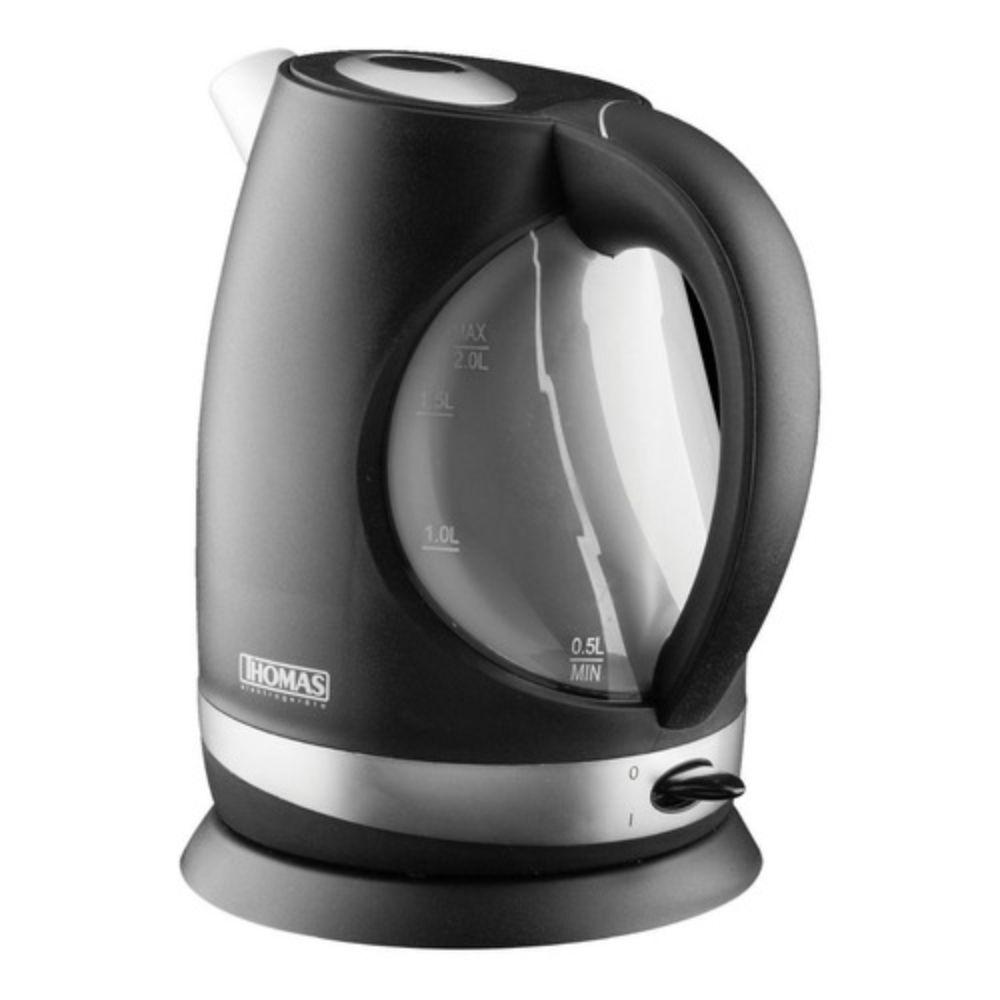 Hervidor Eléctrico Thomas 2.0 Lts. 2200 Watts Negro-2