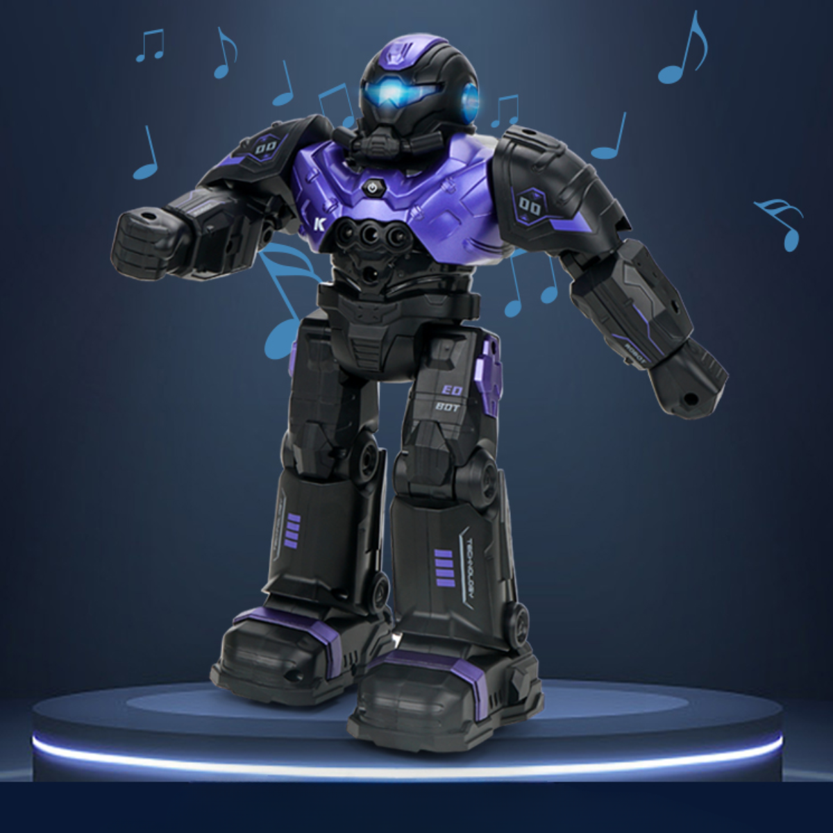 Robot Inteligente Control Remoto Robocop 2.4G Luces Sonidos-3