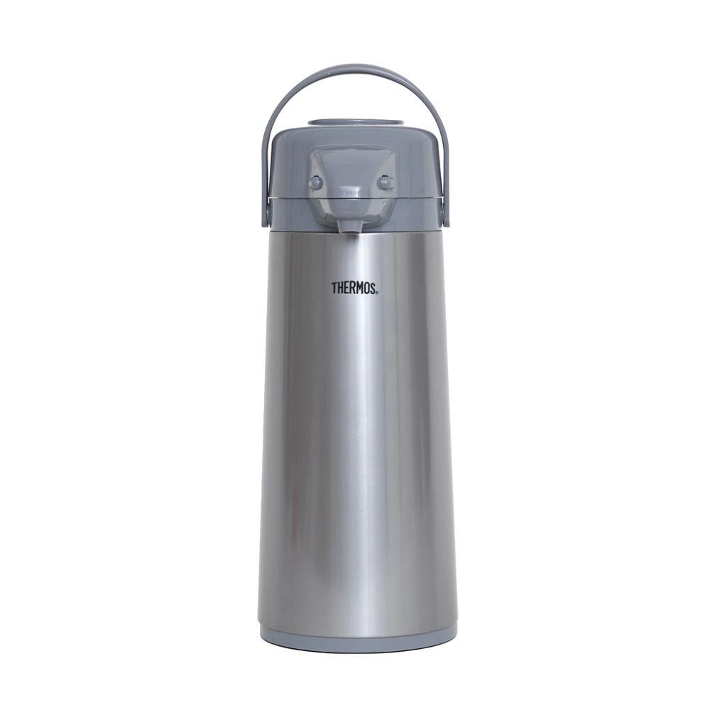 Termo Sifón 2.5Lts Acero inox y Vidrio Thermos Gris-0