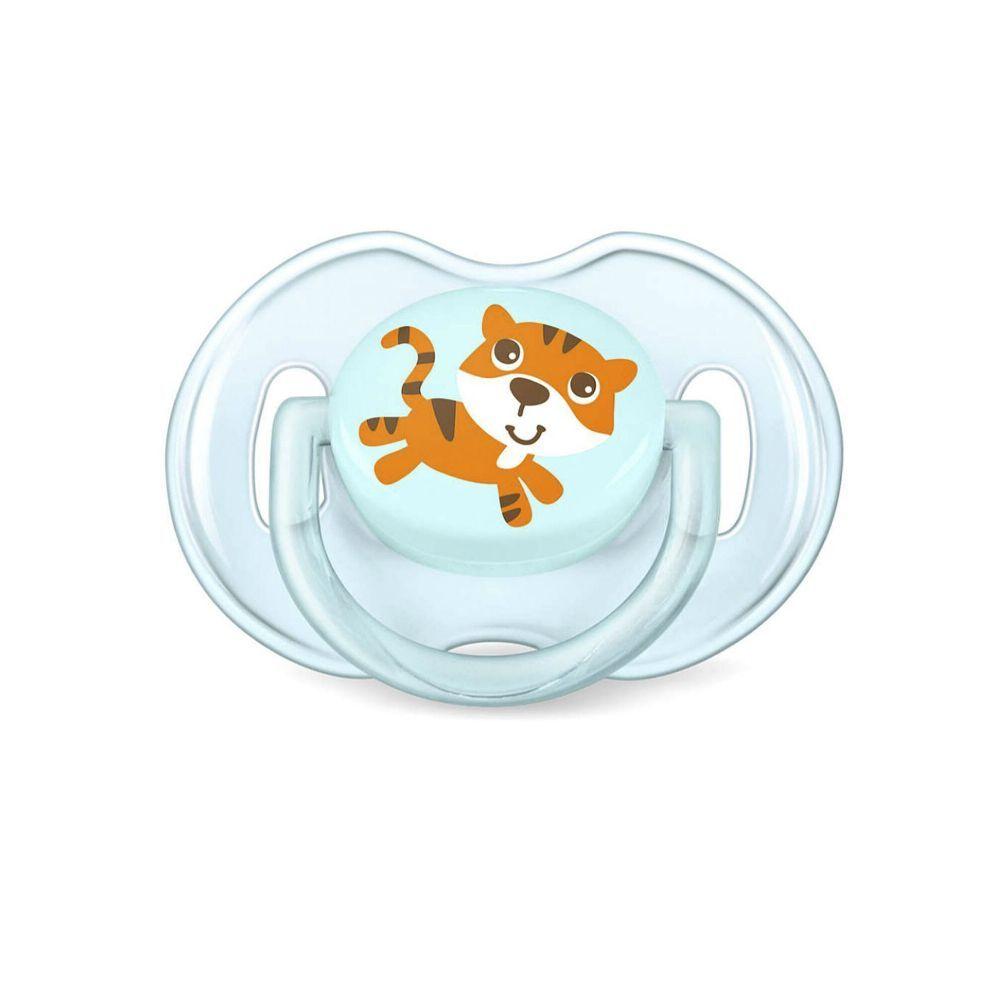 Set 2 Chupetes Avent Classic 0-6m Hipo y Tigre-2