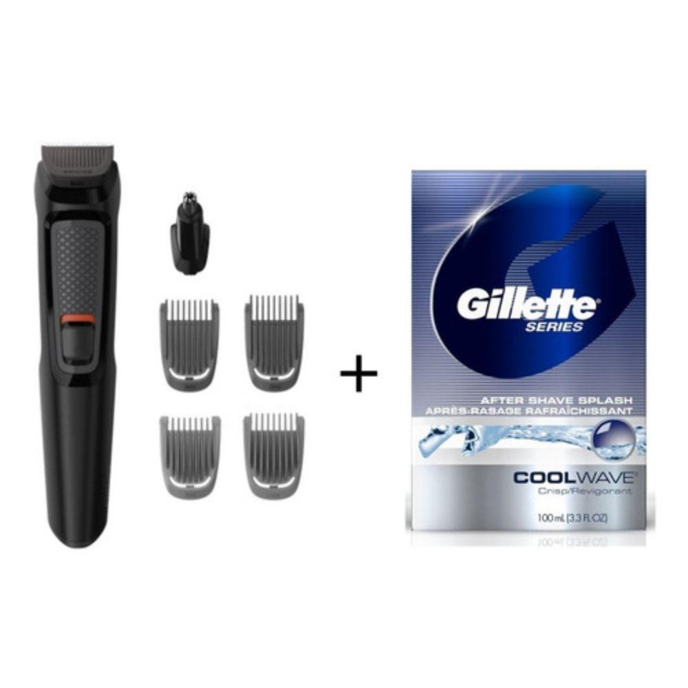 Multigroom Mg3711 Philips + Loción After Shave Gillette 100m-0