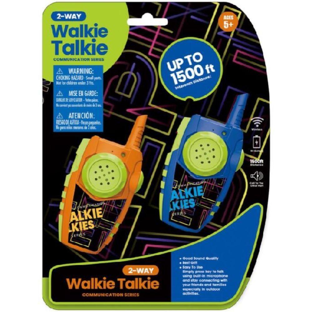 Set Dos Walkie Talkie Infantil Distancia 1500 pies-0