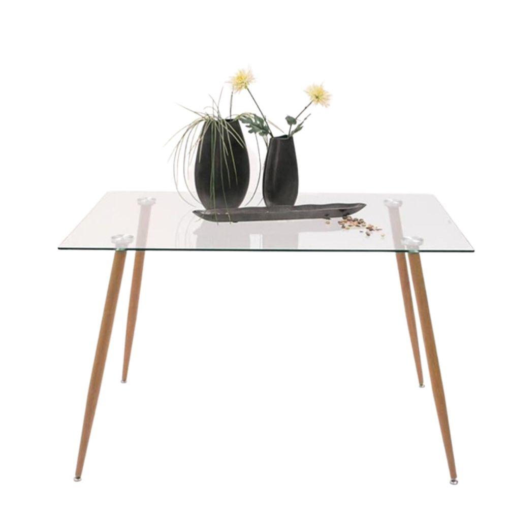 Mesa Eames Rectangular 80x120 cm Vidrio Spacezat-2