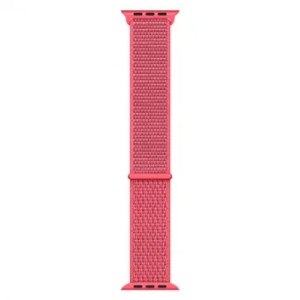 Correa Compatible c/ Apple Watch Nylon Velcro 38/40mm Fucsia-3