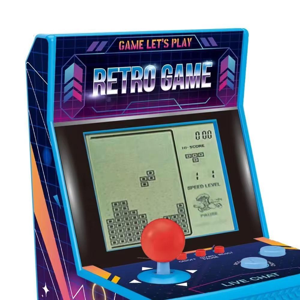 Juguete Mini Arcade Retro Machine Azul-1