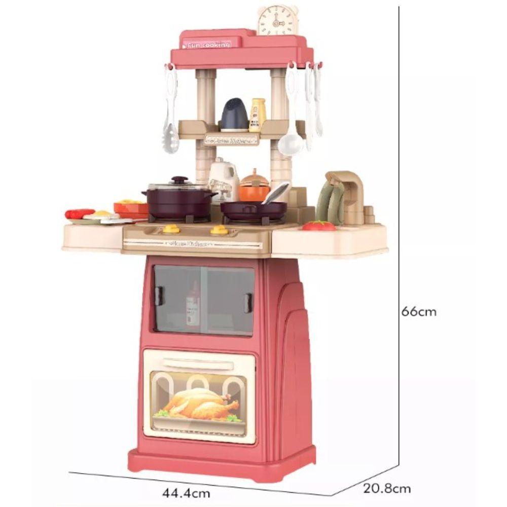 Cocina de Juguete con Sonidos y Luces Realista 66cm Spacezat-1