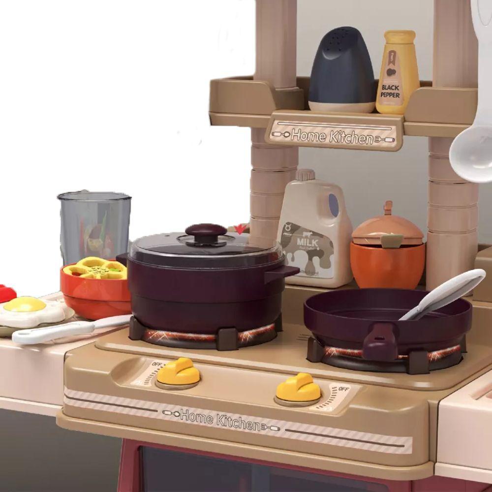 Cocina de Juguete con Sonidos y Luces Realista 66cm Spacezat-4