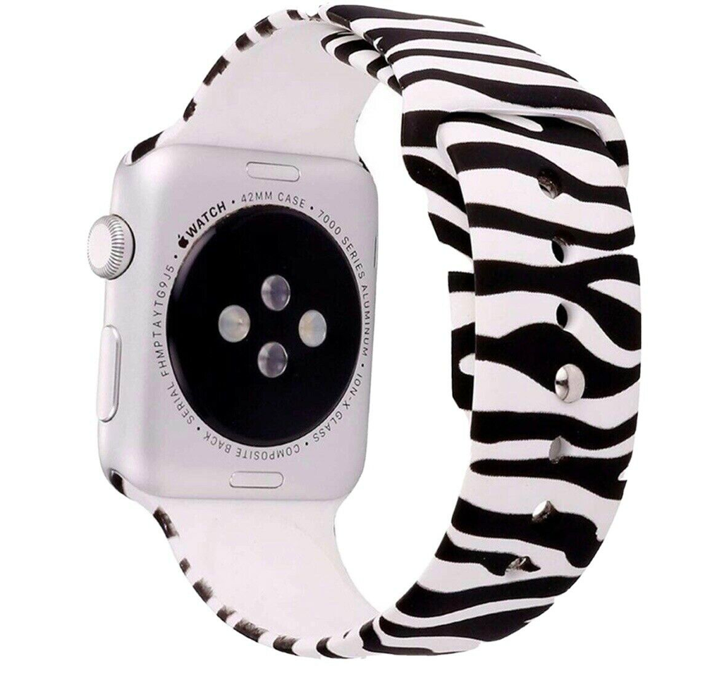 Correa Compatible con Apple Watch Print Zebra 38/40mm-0