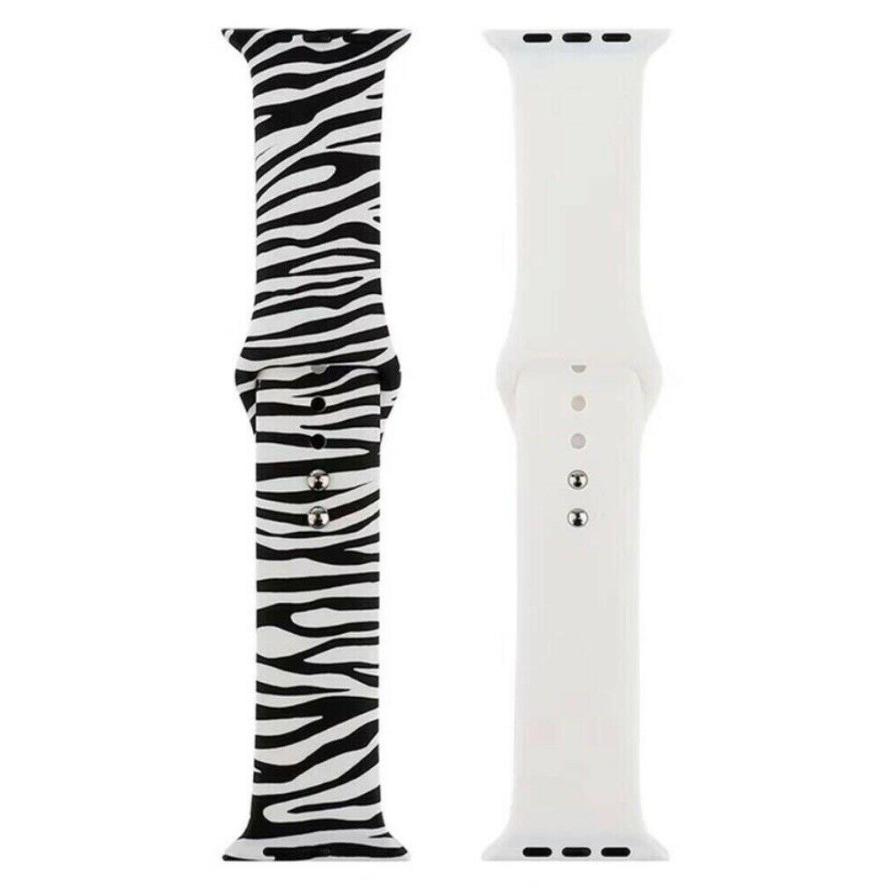 Correa Compatible con Apple Watch Print Zebra 38/40mm-1
