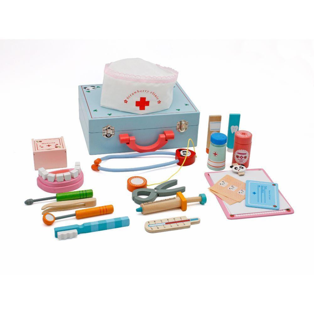 Maletín de Dentista Juguete de Madera Didáctico Spacezat-0