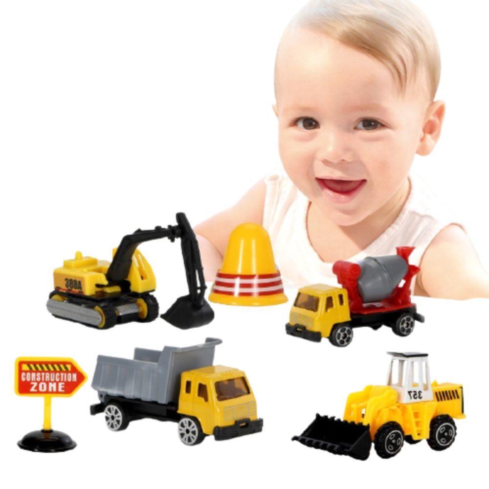 Alfombra Juegos Infantil + 4 Camiones y Accesorios-3
