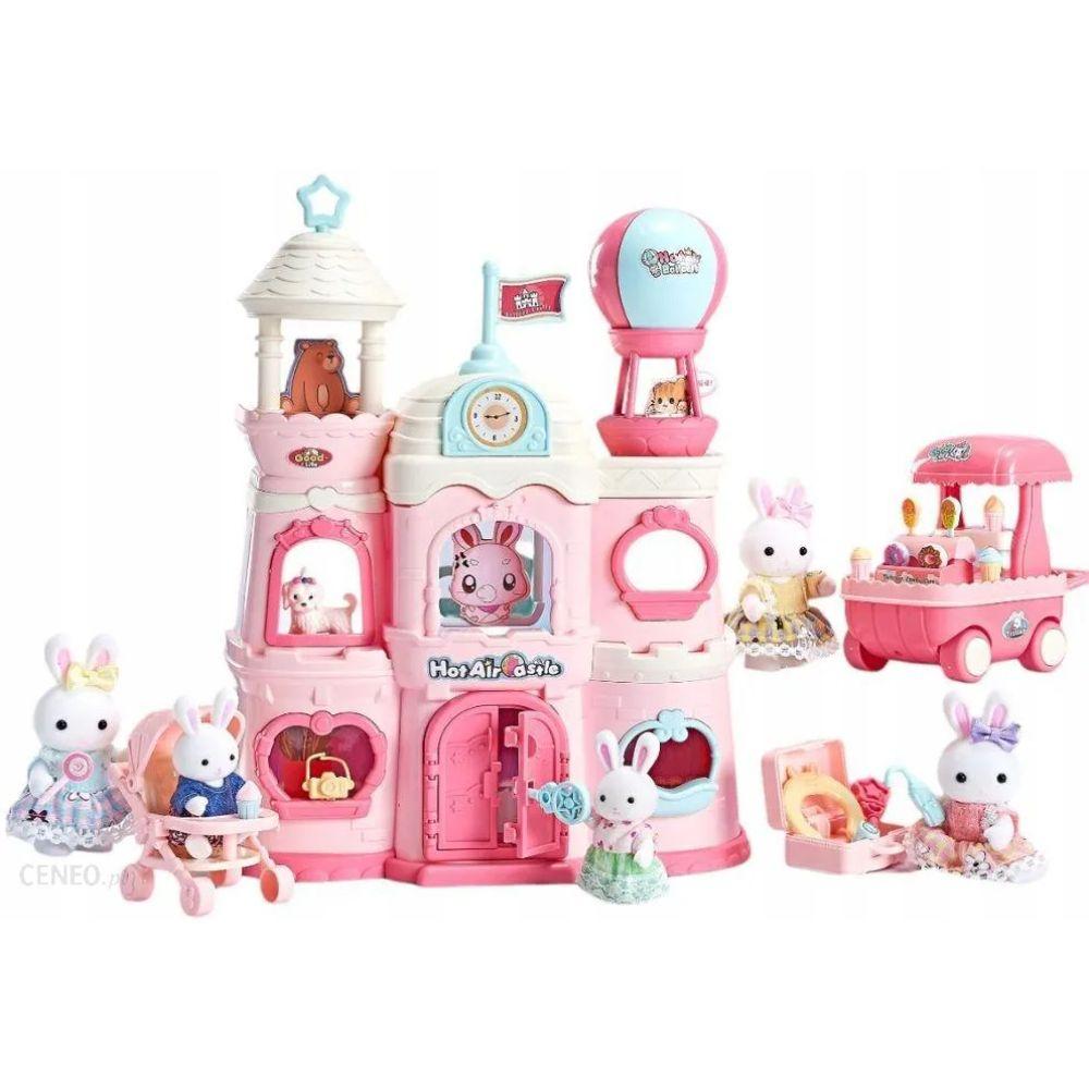 Casa de Muñecas Estilo Castillo con Accesorios-0