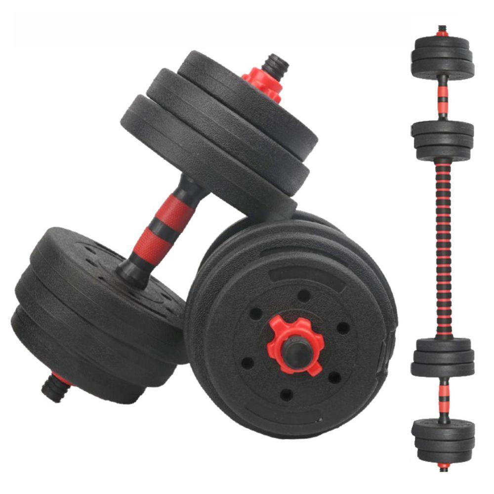 Set de Mancuernas Ajustable 30 KG c/Barra Spacezat-0