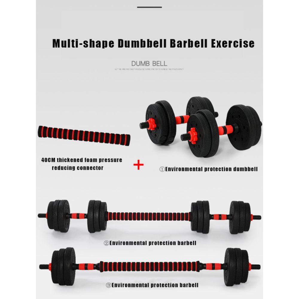 Set de Mancuernas Ajustable 30 KG c/Barra Spacezat-1