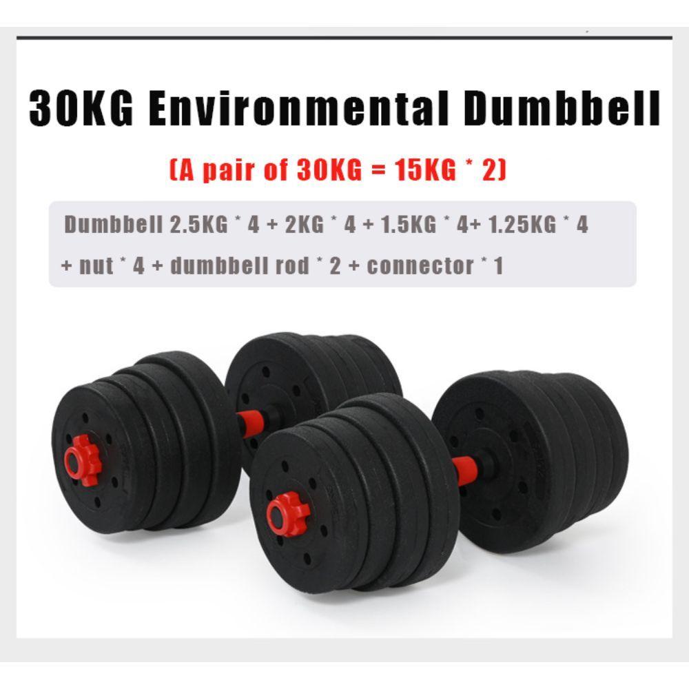 Set de Mancuernas Ajustable 30 KG c/Barra Spacezat-2