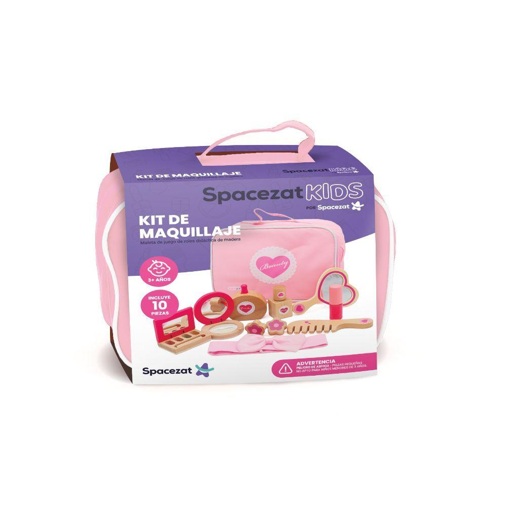Cosmétiquero Set Belleza Juguete Madera Didáctico Spacezat-3
