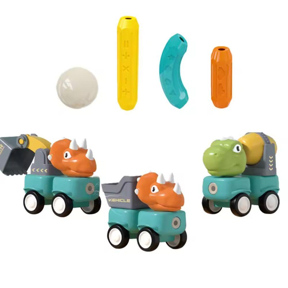 Set Bolas y Varillas Dinosaurios Magneticos 84 piezas-0