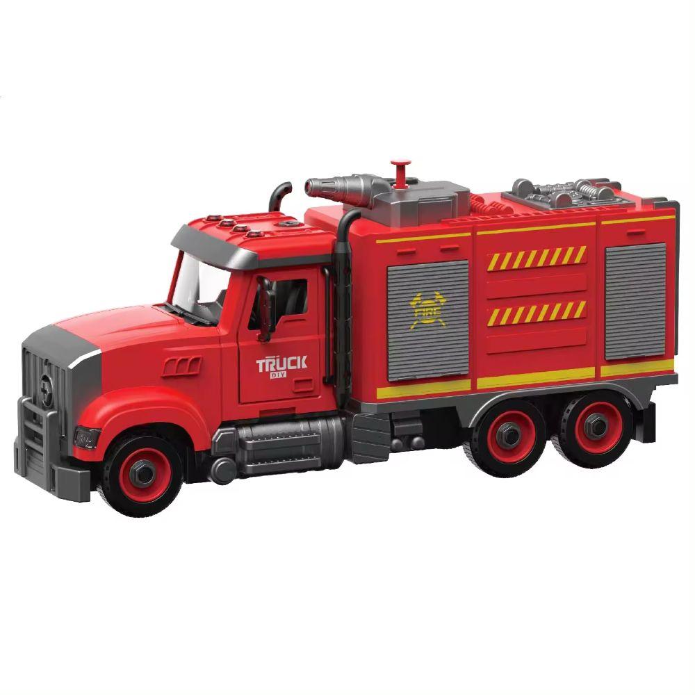 Camion de Bombero a Fricción con Luces y Sonidos-0