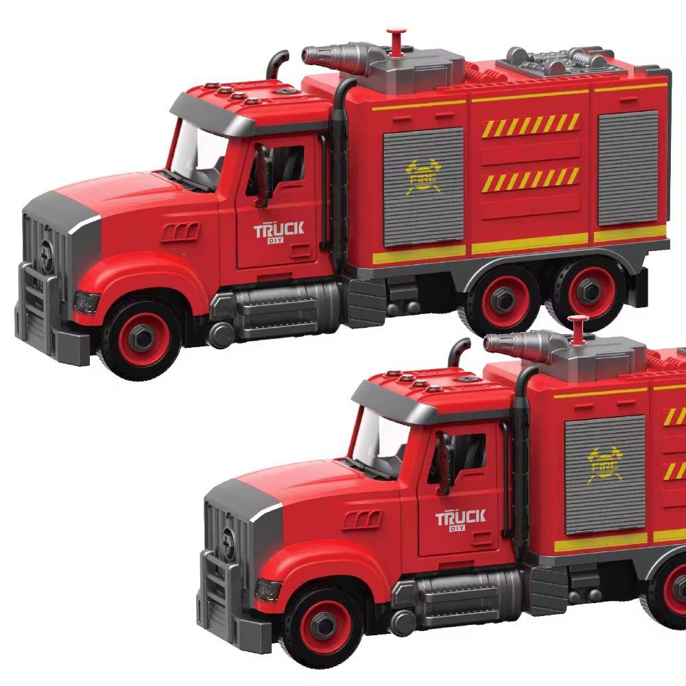 Camion de Bombero a Fricción con Luces y Sonidos-1