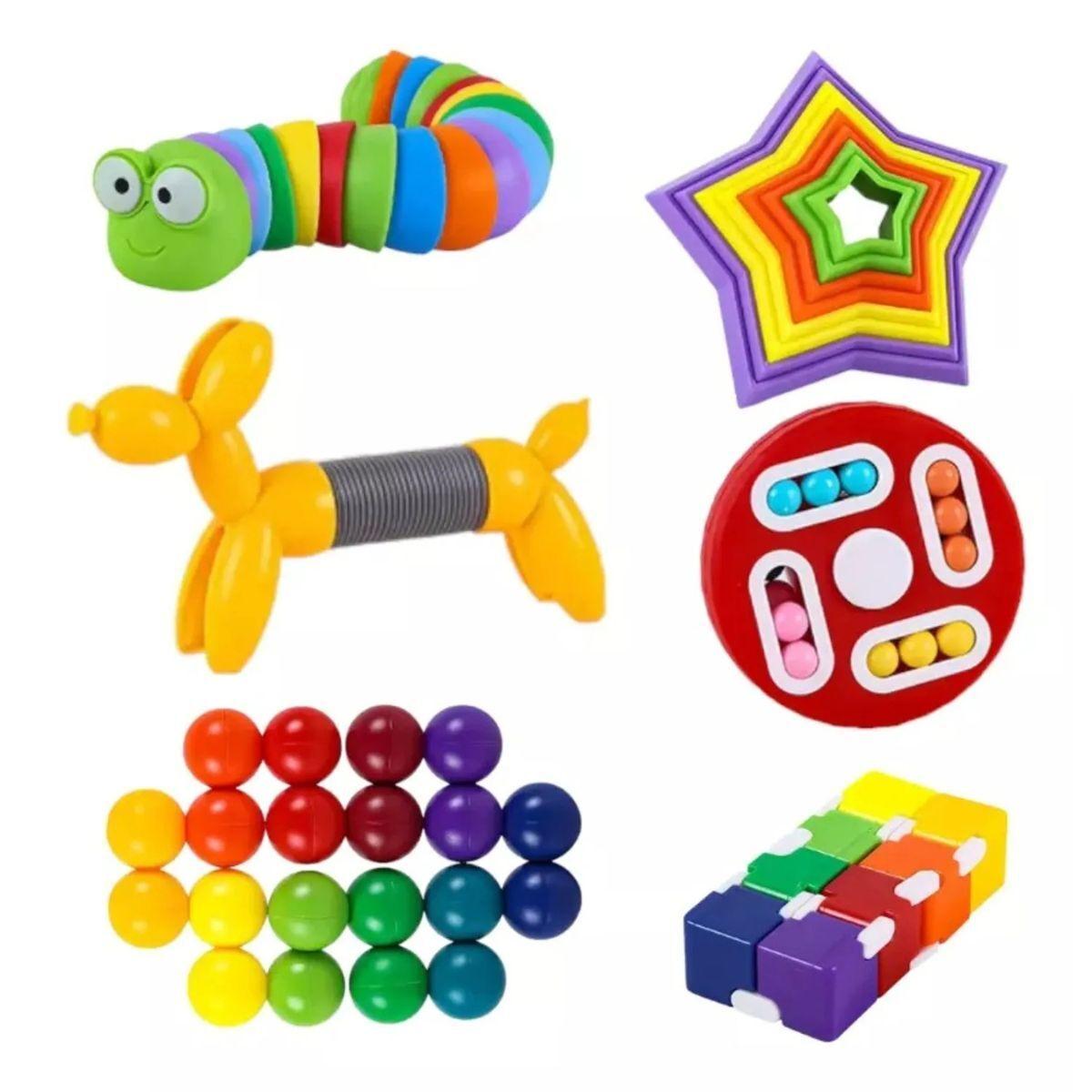 Set de Juguetes Didácticos Sensoriales para Niños 6 piezas-4